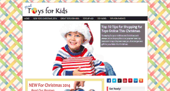 Desktop Screenshot of greattoysforkids.com